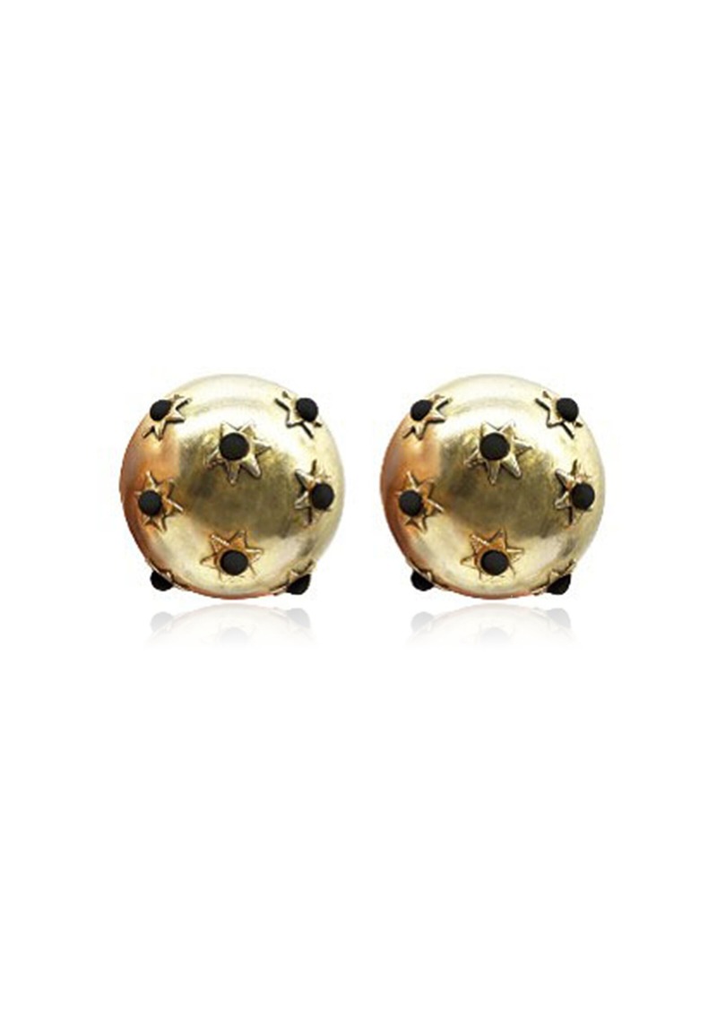 Carolina Herrera - Starburst Dome Earrings - Gold - OS - Moda Operandi - Gifts For Her