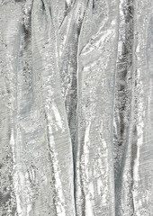 Carolina Herrera - Strapless cutout lamé-jacquard mini dress - Metallic - US 4