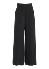 Carolina Herrera - Stretch-Wool Straight-Leg Pants - Dark Green - US 8 - Moda Operandi