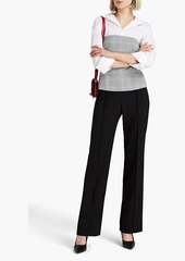 Carolina Herrera - Wool-blend twill straight-leg pants - Black - US 0