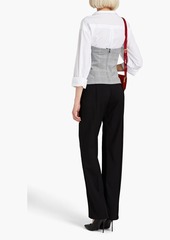 Carolina Herrera - Wool-blend twill straight-leg pants - Black - US 0