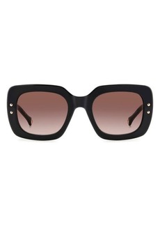 Carolina Herrera 52mm Rectangular Sunglasses