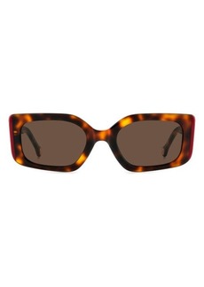 Carolina Herrera 53mm Rectangular Sunglasses
