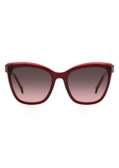 Carolina Herrera 55mm Cat Eye Sunglasses