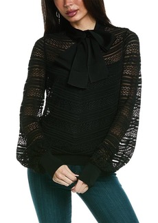Carolina Herrera Chevron Stripe Sweater