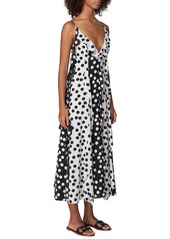 Carolina Herrera Dot Print Sleeveless Dress