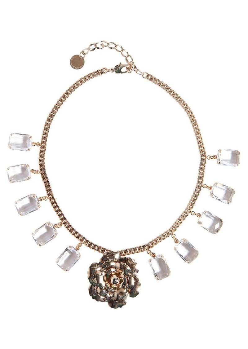 Carolina Herrera Flora Drop Necklace