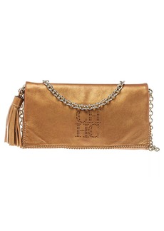Carolina Herrera Leather Chain Shoulder Bag