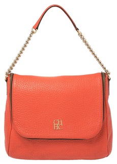 Carolina Herrera Leather Zip Hobo