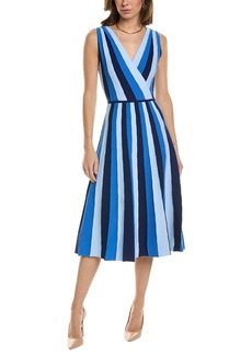 Carolina Herrera Striped A-Line Dress