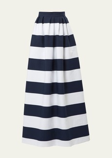 Carolina Herrera Striped Ball Skirt