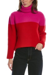 Carolina Herrera Turtleneck Wool & Cashmere-Blend Sweater