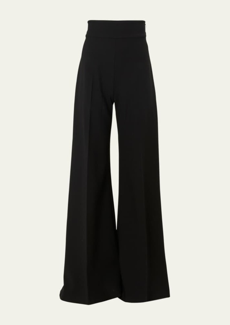 Carolina Herrera Ultra-High Waist Wide-Leg Trousers