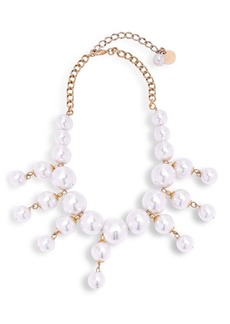 Carolina Herrera faux-pearl adjustable necklace