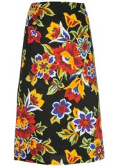 Carolina Herrera floral print pencil skirt