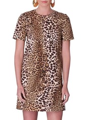 Carolina Herrera Leopard Mini Shift Dress