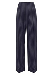 Carolina Herrera Pleated Pinstripe Pants