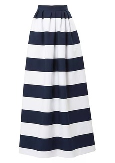 Carolina Herrera Striped Ball Maxi Skirt