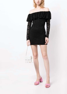 Caroline Constas Alessia Mini Dress In Black