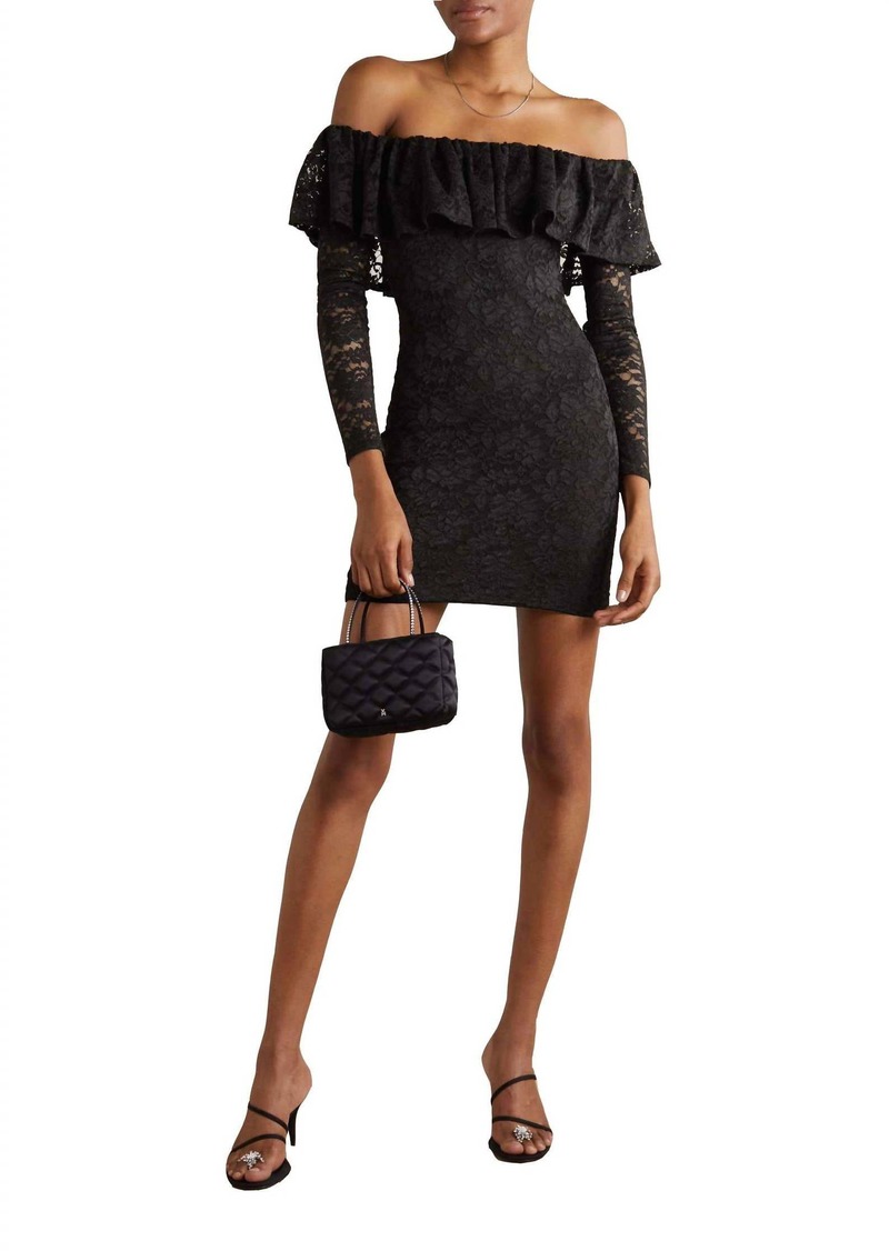 Caroline Constas Alessia Mini Dress In Black