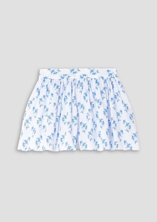 Caroline Constas - Teagen floral-print cotton-blend poplin shorts - White - XS