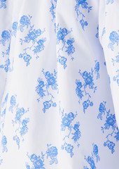 Caroline Constas - Teagen floral-print cotton-blend poplin shorts - White - M