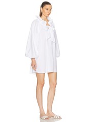 CAROLINE CONSTAS Adeline Tie Mini Dress