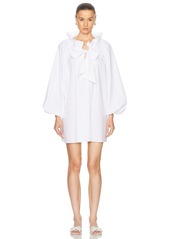 CAROLINE CONSTAS Adeline Tie Mini Dress