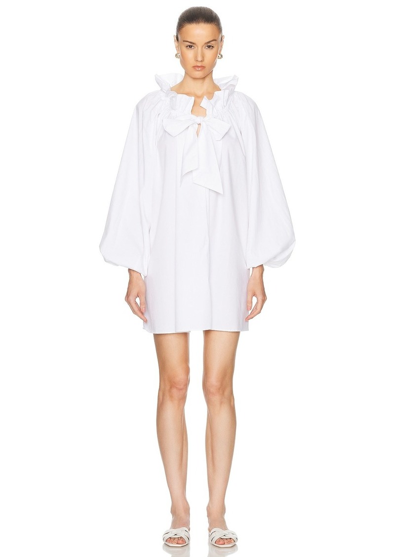 CAROLINE CONSTAS Adeline Tie Mini Dress