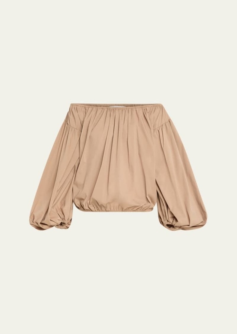 Caroline Constas Andros Voluminous Off-Shoulder Blouse