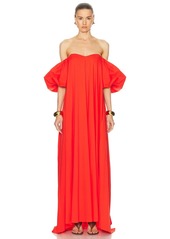 CAROLINE CONSTAS Palmer Off Shoulder Maxi Dress