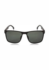 Carrera 8026/S  Square Sunglasses For Men, Matte Black