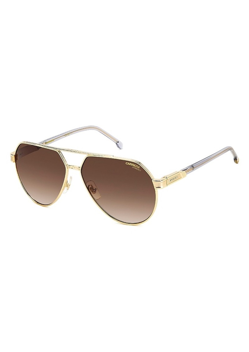 Carrera Aviator Sunglasses, 62mm