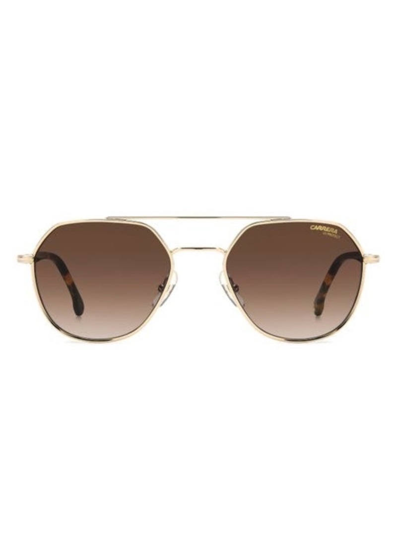 Carrera Eyewear 53mm Round Sunglasses