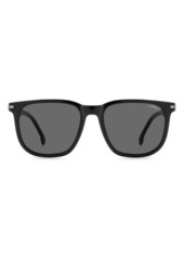 Carrera Eyewear 54mm Polarized Rectangle Sunglasses
