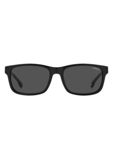 Carrera Eyewear 57mm Rectangular Sunglasses