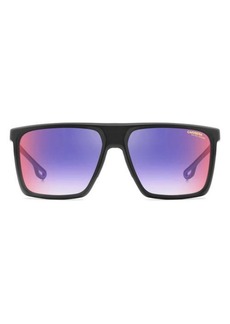 Carrera Eyewear 58mm Gradient Flat Top Sunglasses