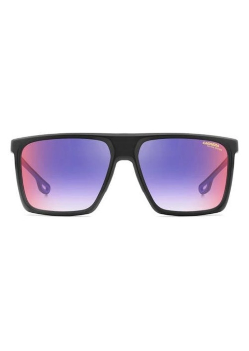 Carrera Eyewear 58mm Gradient Flat Top Sunglasses