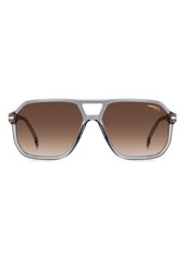 Carrera Eyewear 59mm Rectangular Sunglasses