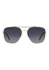 Carrera Eyewear 60mm Gradient Square Sunglasses