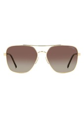 Carrera Eyewear 60mm Gradient Square Sunglasses