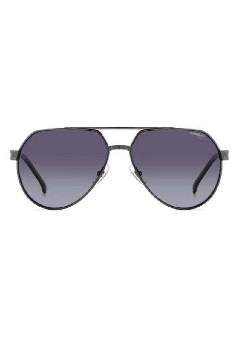 Carrera Eyewear 62mm Gradient Aviator Sunglasses