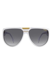Carrera Eyewear 62mm Oversize Round Sunglasses