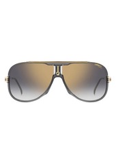 Carrera Eyewear 64mm Oversize Aviator Sunglasses