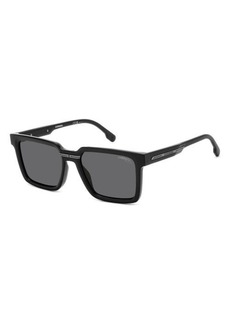 Carrera Eyewear Victory 54mm Polarized Rectangular Sunglasses