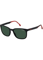 CARRERA Men's 8046/S Matte Black Frame Green Polarized Lens Sunglasses