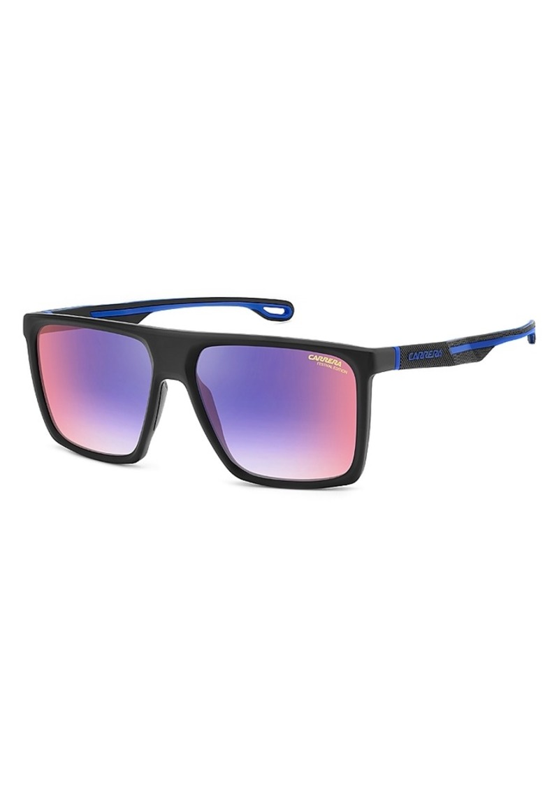 Carrera Rectangular Sunglasses, 58mm