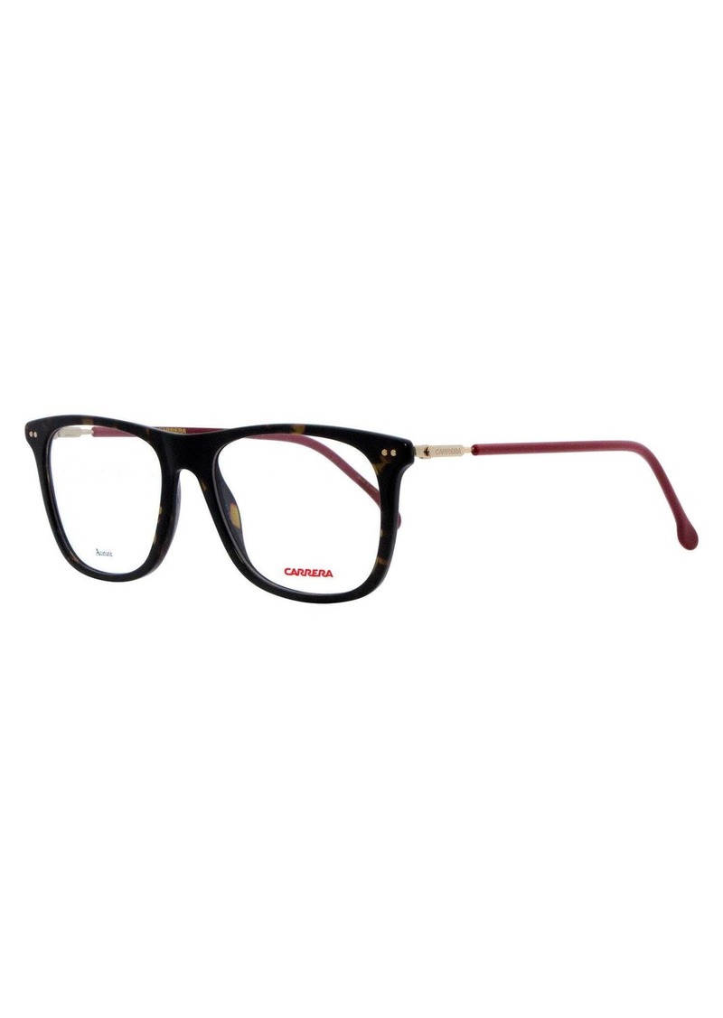 Carrera Square Eyeglasses CA144V 2IK Dark Havana/Red 52mm 144