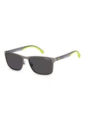 Carrera Unisex 55 mm Grey Sunglasses CA2037TS-0R80-IR