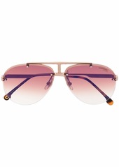 Carrera gradient-effect pilot sunglasses
